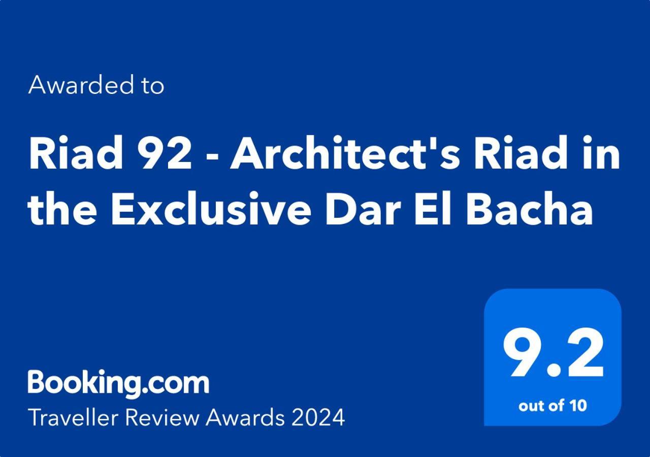 Riad 92 - Architect'S Riad In The Exclusive Dar El Bacha Marrakesh Exterior photo